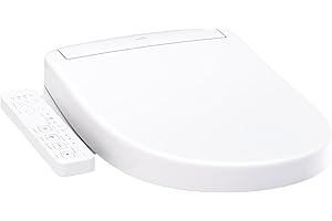 TOTO® WASHLET® S2 Electronic Bidet Toilet Seat with Instantaneous Water Heating, PREMIST and EWATER+ Wand Cleaning, Round, Cotton White - SW3345#01