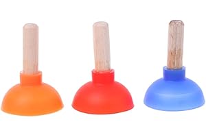 FeiYeup Colorful Toilet Shape Plunger Holder Sucker Stand