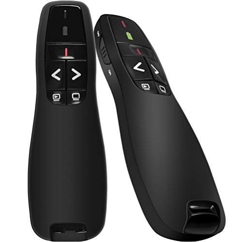 LAKA Wireless Presenter,Support hyperlinks RF 2.4GHz PowerPoint Clicker Presentation, Remote Control PPT Pointer Clicker Flip Pen - Thumbnail 6