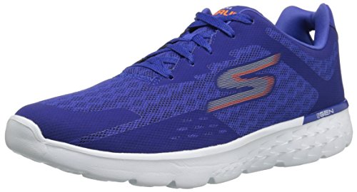 Skechers Performance Men's Go Run 400 Disperse Running Shoe,Blue/Orange,12 M US