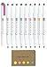 Zebra Mildliner Double-Sided Highlighter 10 Colors, Fine/Bold, Deep & Warm Color, Cool & Refined Color, Sticky Notes Value Set