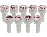 Jokari 9 Count Crazy But It Works Fizz Keeper Soda Fresh Pump Cap, Multicolor