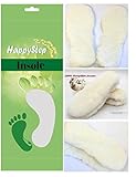 HappyStep® Premium Quality Genuine Sheepskin Insoles, Lambswool Insoles and Felt Insoles (US Women Size 6)
