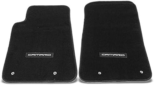 UrMarketOutlet NRG Innovations Camaro Logo Front Black Floor Mats Carpet Pads for 10-15 Camaro (FMR-901)