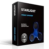 StarLight Fidget Spinner LED Lights Glow in the Dark Amazing Patterns Stress Reliever High Speed Perfect for Anxiety ADHD Kill Time with LED by
