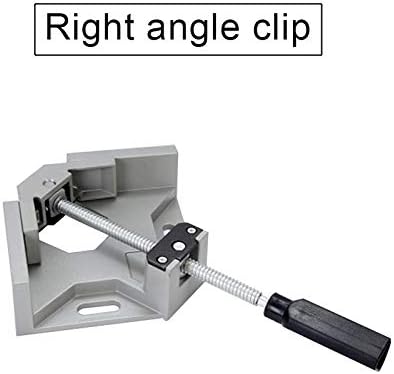 Loopunk 90 Degree Angle Two Axises Welding Angle Clamp Tool for Woodworking Engineering