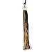 COKOSIM Two-Colored Graduation Tassel with Gold 2019 Year Charm 9-inch (Black/Gold)