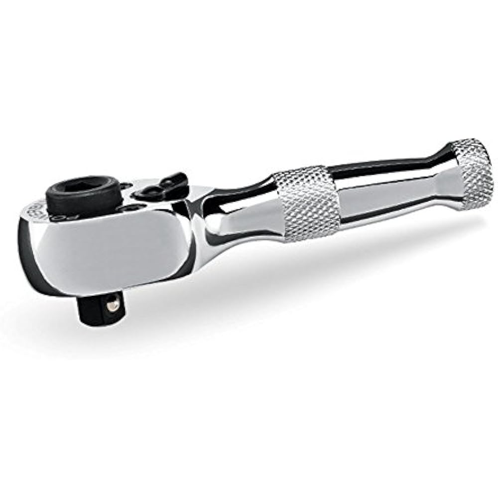 Powerbuilt Individual Drive Sockets Dual Head Stubby Ratchet Handle 1/4