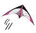 Stunt Kite, Dual Line, 68-inch Wingspan. Great Outdoor Sport. Professional Wrist Starps. Three Colors Available (Pink)