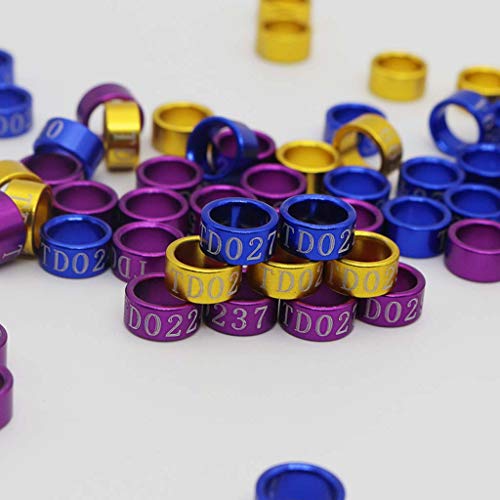 Unknow 50 Stück Taubenringe 5mm VogelfuÃring Spezies Identifizieren Sie Ringe Pet Bird Label Zeichen Für Taubenpapagei Kanarienvogel – Bild 7
