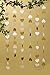 Ling's moment 9 Feet Glitter Paper Heart Garland, Heart-Shaped Hanging Banner Decorations for Bridal Shower, Party Wedding, Baby Shower, Party, Valentines, Engagement(Gold Glitter+Pink+White)