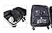 Genius Pack Hardside Luggage Spinner - Smart, Organized, Lightweight Suitcase - TSA Approved Maximum Allowance Cabin Size (Aerial - Brushed Chrome)