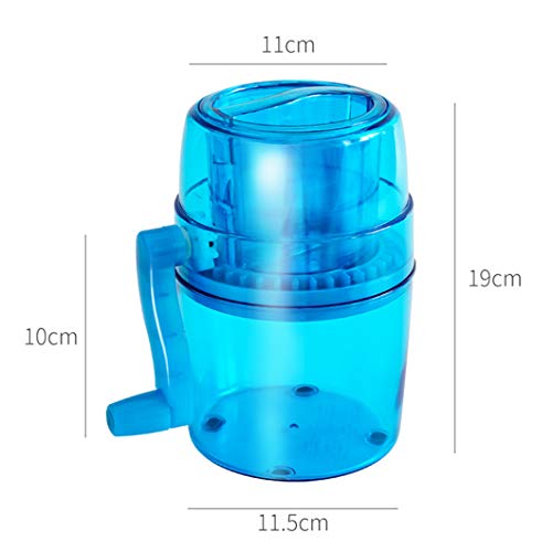 SYTH Eismaschine Eiscrusher Manuelle Haushalt Eiszerkleinerer Handheld Handbuch Eisschneider Fried Ice Machine (Blau) – Bild 8