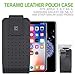 Cellet Teramo Leather Pouch Compatible for Apple iPhone Xs X 8 7 6 Samsung Galaxy S10 S9 S8 S7 and More (Fits with Slim Case On) Dimensions: 5.5 in (L) / 2.9 in (W) / 0.49 in (W)
