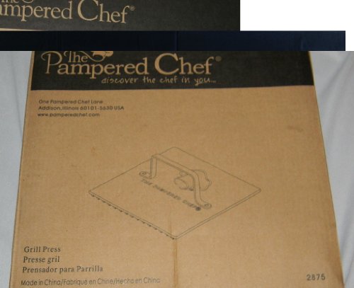 Pampered Chef Executive Nonstick Grill Press (2875)