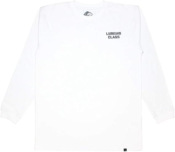 Amazon Lurking Class By Sketchy Tank Savage L S Tee White ラーキングクラス Tシャツ 長袖 ロンt スケッチータンク ホワイト メンズ L Tシャツ カットソー 通販