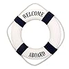 MagiDeal-Welcome-Blue-Nautical-Wall-Decor-Ship-Boat-Ring-Life-Buoy-Preserver-14cm