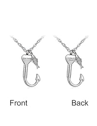 Gredstar Gone - Urna de pesca para cenizas, anzuelo, cremación, urna colgante, joyería de recuerdo