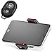 Manfrotto Universal Smartphone Clamp and a Bonus Ivation Wireless Bluetooth Camera Shutter Remote Controller for Apple and Android Phones