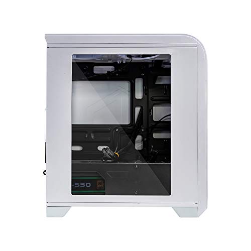 Periphio PoR21 MidTower ATX PC Gaming Case Power Supply Combo 550w