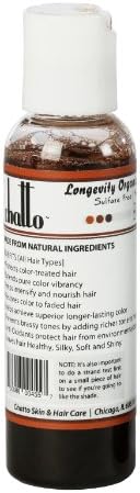 Chatto Longevity Coffee Brown Enhancement Organic Hair Color Shampoo, 2fl oz