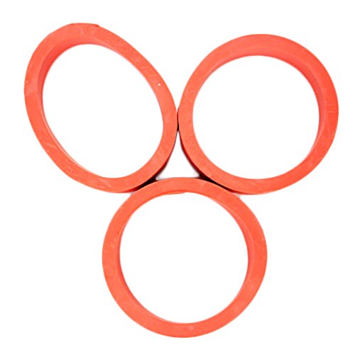 Set of 3 Red Pinball Flipper Rubber - 1.5" x 0.5"