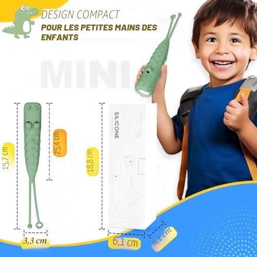 Crocodile rechargeable lampe de poche dimmable haute Lumen LED enfants lampe de poche pour Camping randonnée cadeaux pour enfants