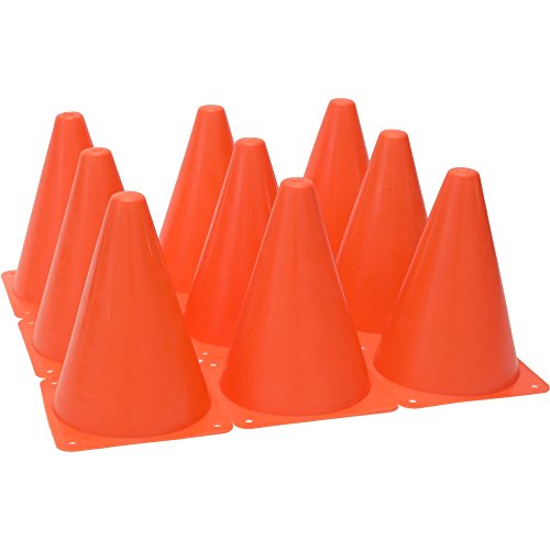 Orange Sports Cones Set of 12 Perfect for Exercise Sports and