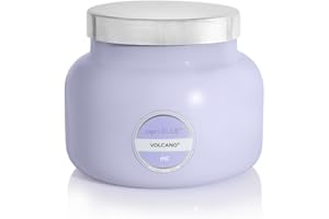Capri Blue Volcano Scented Candles - Luxury Glass Jar Candles for Home Scented with Tropical Fruit & Sugared Citrus - Soy Wax Blend - Lavender Colored Jar (19 oz)