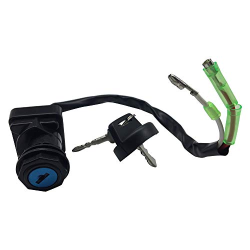 Ignition Key Switch FITS KAWASAKI ATV KLF250 BAYOU 250 A1 KLF300 BAYOU 300 4X4 KVF300 PRAIRIE 300 4X4 B1 A1 KVF400 PRAIRIE 400 4X4 A1 A2 BAYOU 220 KLF220 BAYOU 300 KLF300 1997-2003