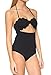Women's Cut To It Shell Irregular Hem One Piece Padded Swimwear High Waist Swimsuit