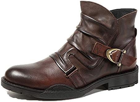 牛革 バイクブーツ メンズ 本革 マーティンブーツメンズ エンジニア ワークブーツ高品質 ショートブーツ