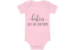 Besties Just Like Our Moms Baby Onesie Cute Infant Twins Creeper One-piece Romper Funny Mommy Newborn Bodysuits