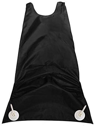 Salgoff Beard Care Shave Apron Bib Catcher For Man Shaving, Apron Beard Hair Catcher Cape for Trimming Beard and Keeping Clean , Valentines Day Gifts for Him - Black