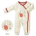Babysoy Baby Boys' O Soy Footie - Whale - 6-12 Months