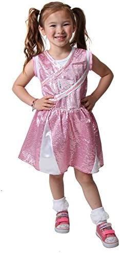 Girls Pink Cheerleader Dress, Size 4/6