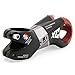 Felice Acekit Aluminum Alloy 31.8mm 7 Degree Bicycle Stem for Road Bike AM XC Mountain Bike with 1 1/8 Steer Tube and 1 1/4 Handlebar-Black