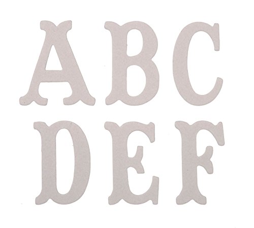 1 Darice+1208+72+Piece+Chipboard+Letters