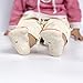 Dicry 6 Pairs Girls Anti slip Walking Socks with Grip, Thick Warm Non Skid Baby Infant Toddler Mary Jane Socks with Strap, 6-12 Months