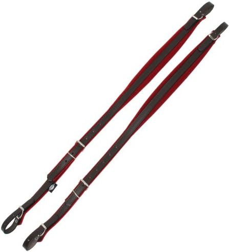 Alpenklang Accordion Straps Standard Red/Brown For 48 Bass Accordions