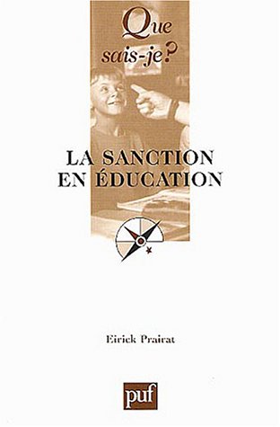 La  sanction en éducation