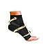 1 Pair of Socks Compression Foot Ankle Angel Sleeve Anti Fatigue Compression Foot Sleeve Sock for Ankle Swelling Plantar (S/M)