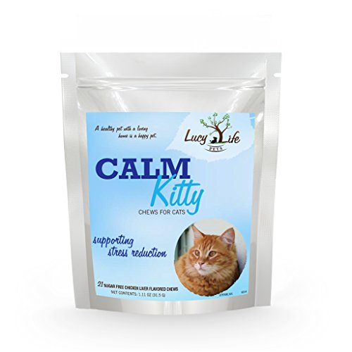 UPC 784672106016, Calm Kitty; Calming Chews for Cats; Supports Stress Reduction; Reduces Anxiety; Great Tasting Chew