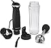 Gourmia GBJ190 Handheld & Immersion Blender - Personal Portable Smoothie Maker - 7 Speed Settings - Blend Fruit Drinks & shakes Directly In Bonus Bpa-Free 500ml Travel Bottle with Lid -300W - Black