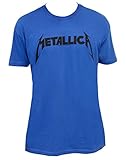 Beavis & Butthead Metallica Logo Adult Blue T-shirt
