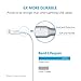 Anker 3ft Lightning Cable with Pouch, Nylon Braided, Compatible with iPhone Xs/XS Max/XR/X/8/8 Plus/7/7 Plus/6/6 Plus/5s and More (White)