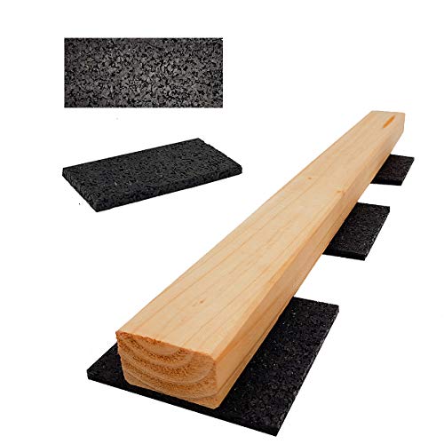 Terrassenpads 100 x 50 mm x 3mm 6mm 8mm 10mm 20mm | Unterleger aus Gummigranulat | Stärke und Menge auswählen (100 x 50…