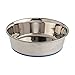 Our Pets Durapet Premium Rubber-Bonded Stainless Steel Dog Bowl 4.5 Quart, 13 Cups, 10.9