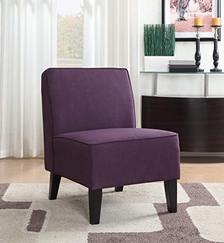 Pulaski Blackberry Purple, 24.00" W x 28.70" D x 32.00" H Slipper Accent Chair