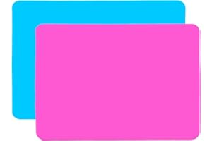 KQNBI Silicone Mat, Silicone Mats for Crafts, Silicone Craft Mat, 2 Pack 15.7" x 11.8", Large Silicone Mat, Silicone Sheet, Silicone Mats for Resin Crafting Art Painting Mat Resin Molds Mat Resin Supplies